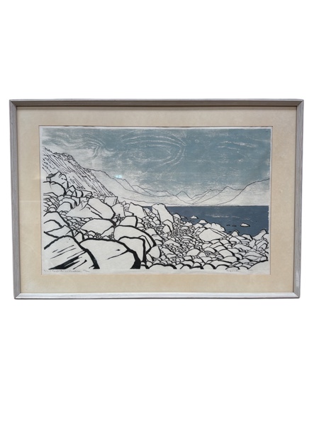 XXX  Tavla Zetterholm Träsnitt