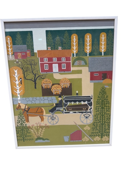 XXX Gouache Lennart Karlsson Berg