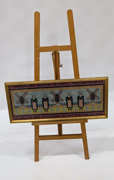 XXX Bonad vägghängd med text o bild