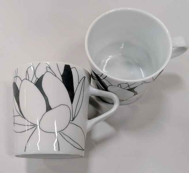 XXX "Pia-mugg" från Rörstrand designad av Pia Törnell 2st