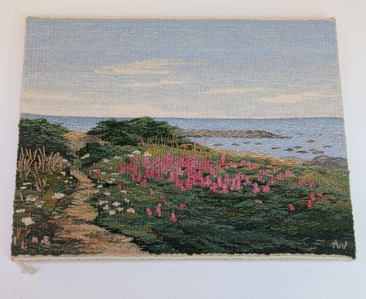 XXX  Tavla vävd Astrid Wallerman