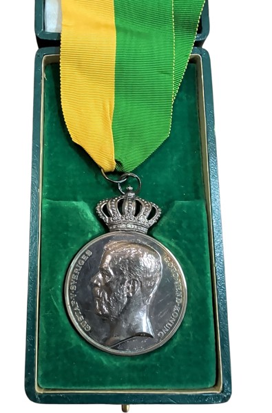 Medalj Silver, Gustav V