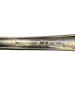 SILVER set med sked samt silvermonterat prydnadsfat omkring 1900