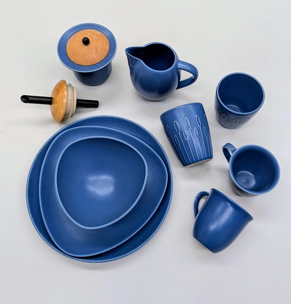 PORSLIN Höganäs 113 delar Ljusblå