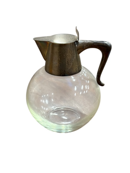 STARKVINSKANNA Okänd designer för Anton Michelsen Köpenhamn i glas med sterlingsilver