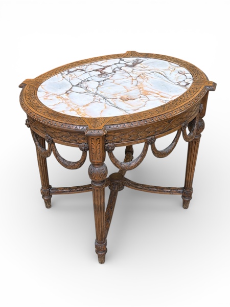 SALONGSBORD Louis XVI-stil 1900-talets mitt