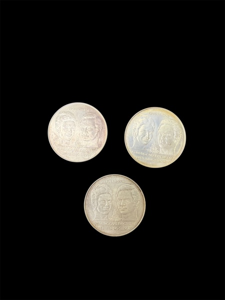 SILVERMYNT 3 st 50-kronor Jubileum