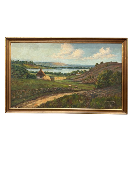 TAVLA Gudrun Graeser Olja på canvas