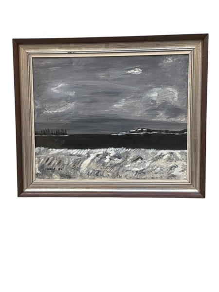 TAVLA olja okänd konstnär