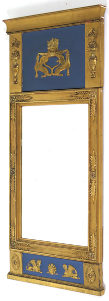 VÄGGSPEGEL förgylld