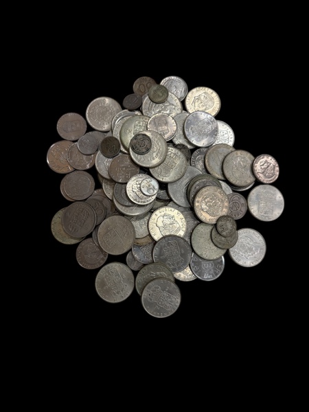 PARTI svenska mynt silver samt nickel & koppar