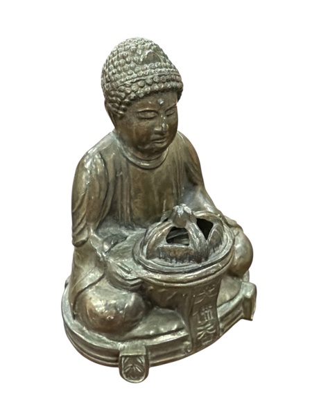FIGUR BUDDHA Brons