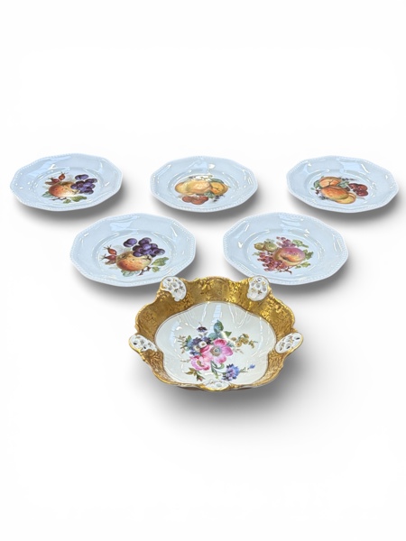 SKÅL & ASSIETTER Rosenthal 6 delar