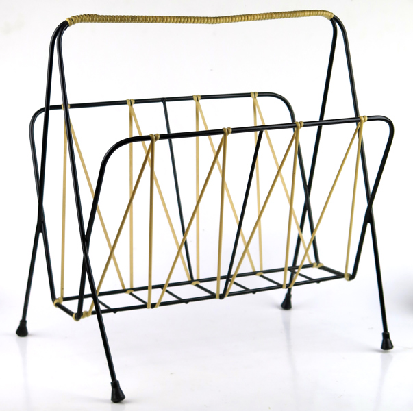 TIDSKRIFTSHÅLLARE Okänd designer, 1950-60-tal