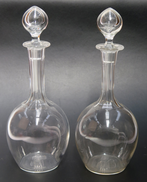 KARAFFER med propp, 1 par