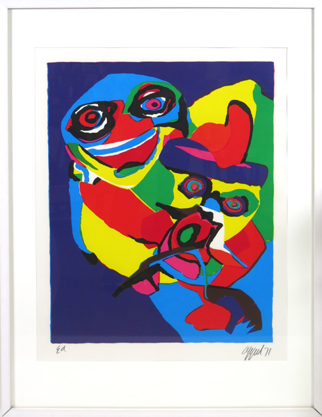 TAVLA Färgserigrafi Appel, Karel