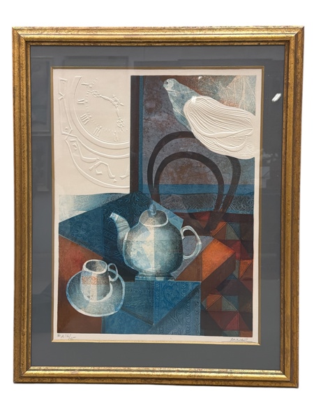 TAVLA Alvar Sunol litografi