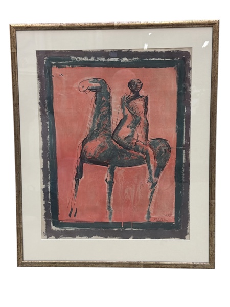 TAVLA Marino Marini Litografi