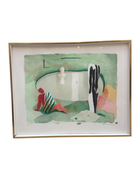 TAVLA  Ulf Gripenholm , Litografi