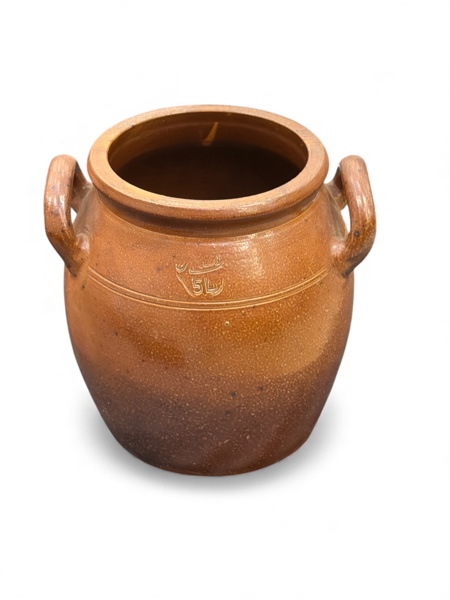 STENGODSKRUS saltglaserat märkt 5 L Sverige Sekelskiftet 1900