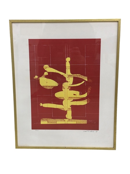 TAVLA Odd Tandberg Litografi