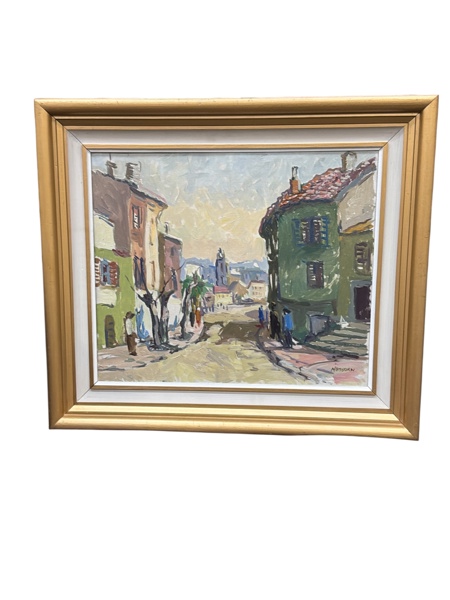 TAVLA  AXEL HAMBORN,olja