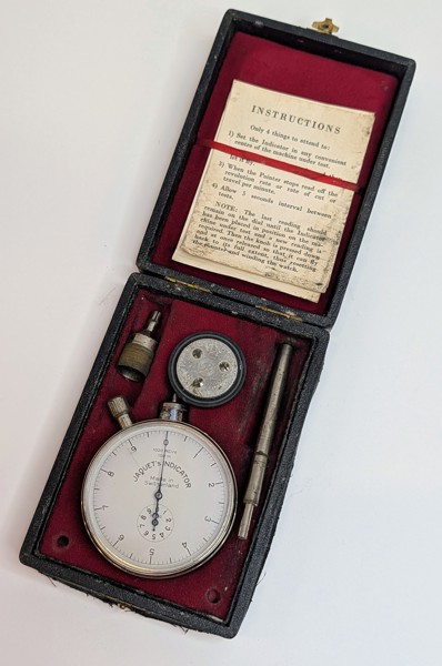 Mekanisk varvtalsmätare "märke Sv Fläktfabriken"