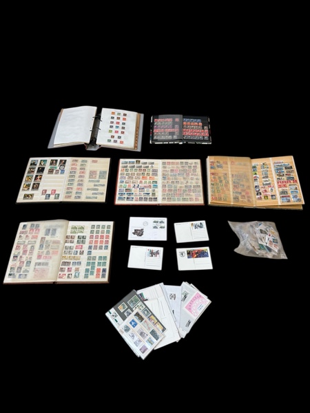 FRIMÄRKEN parti & förstadagsbrev mm