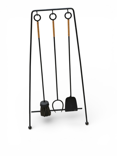 SPISVERKTYG, för öppen spis, 1900-talets mitt