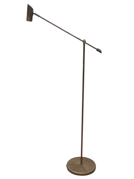 GOLVLAMPA, Belid, borstad metall