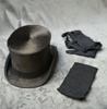 CYLINDERHATT, Svart i originalförpackning
