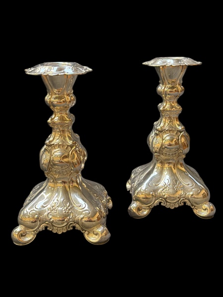 LJUSSTAKAR 2 st, nysilver