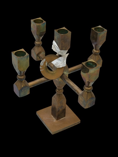 KANDELABER Mässing GUSUM