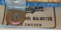 Malmsten, Carl för Bodafors, stolar, 4st, vitlackerat trä, Herrgården, design 1957,