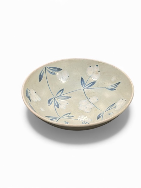 SKÅL i Fajans från Rörstrand Modell 4705 dekor i BV (blå-vit) Mitten av 1900-talet