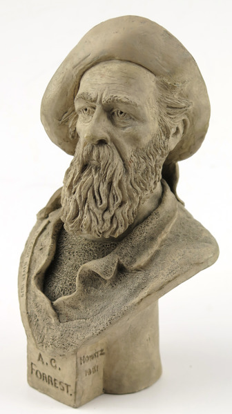 SKULPTUR. Okänd konstnär, terrakotta