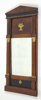 Spegel, mahognybonad och svärtad alm med förgyllda beslag, senempire, 1800-talets mitt