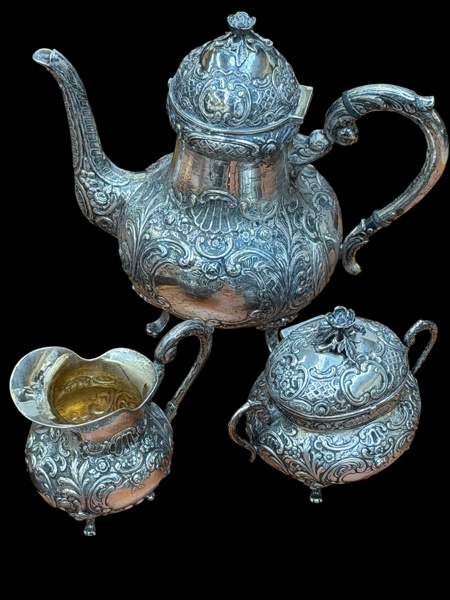 SILVER, Kaffeservis 3-delar