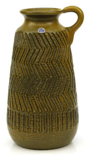 Simmulson, Mari för Upsala Ekeby, vas, glaserat lergods, "Zig-Zag", signerad