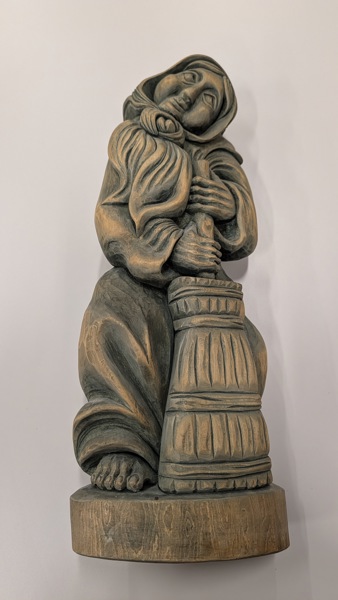 XXX Träskulptur snidad okänt ursprung 1900-tal