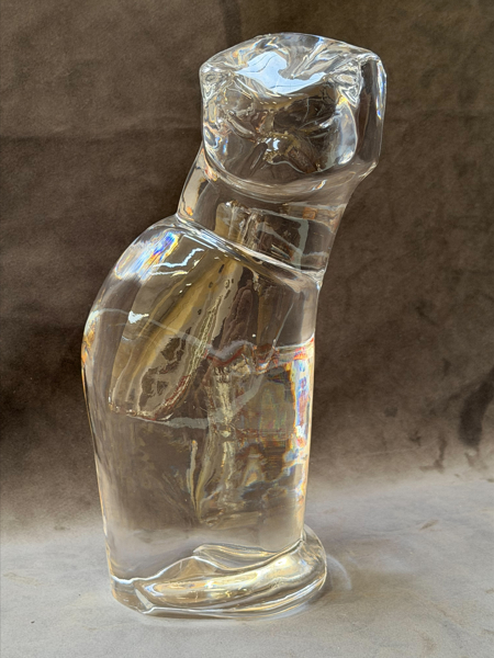 KATT, Orrefors, Kristallglas 