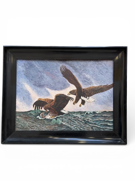 TAVLA, olja på pannå