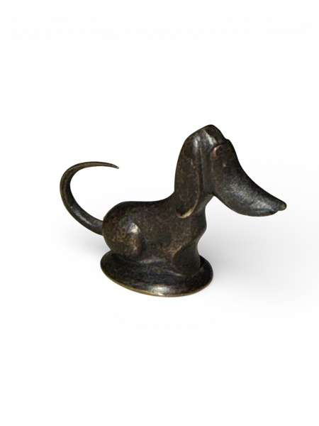 SKULPTUR, brons patinerad Carl Hagenaur