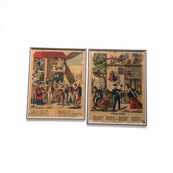 LITOGRAFISKA TRYCK, 2 st