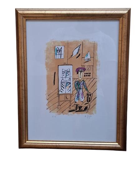 FÄRGLITOGRAFI, Madeleine Pyk