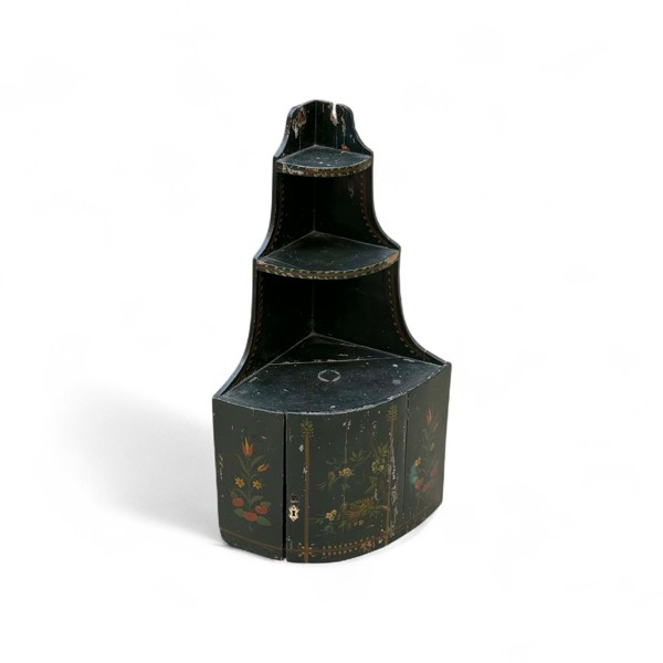 VÄGGSKÅP, allmogemålat