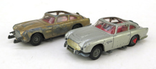 Leksaksbilar, 2 st, Corgi toys, James Bond Aston Martin DB5, 1965