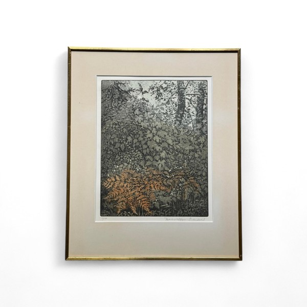 TAVLA Litografi Barbro Löfgren-Örtendahl