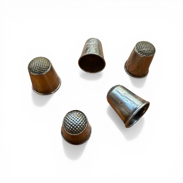  SILVER Fingerborgar 5-delar