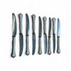SILVER Knivar Chippendale 9 st